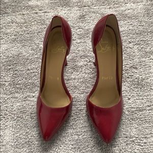 Red heels size 37 marked Christian Louboutin